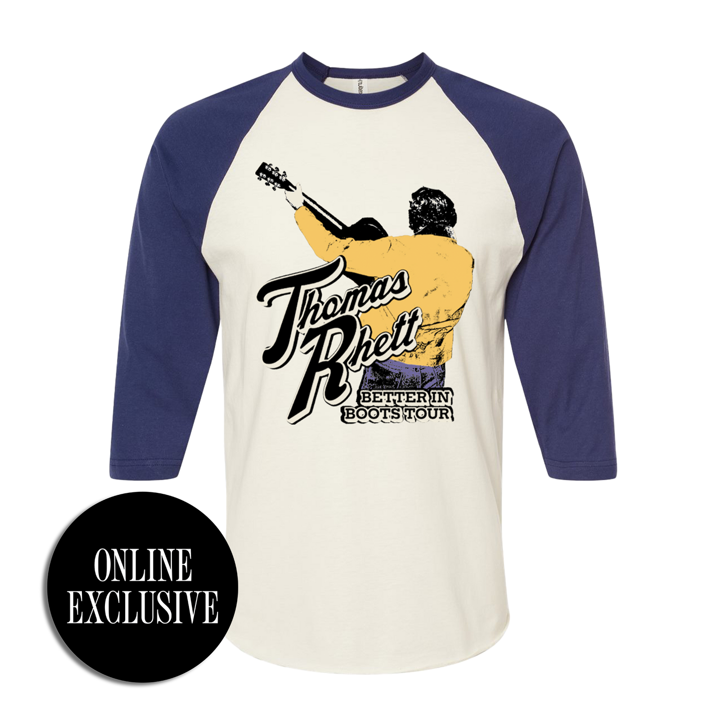 Better in Boots Retro Baseball Tee