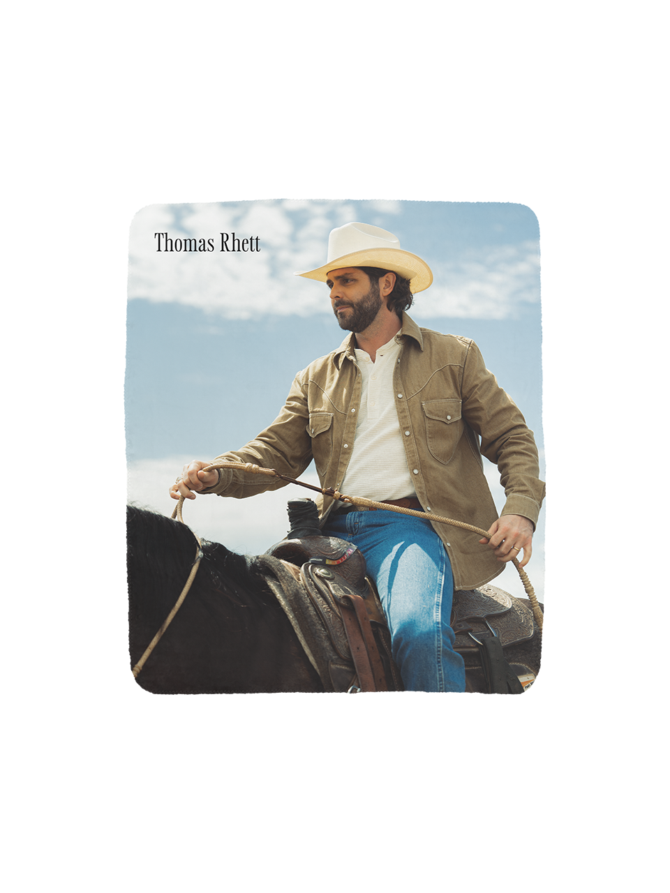Thomas Rhett Photo Blanket