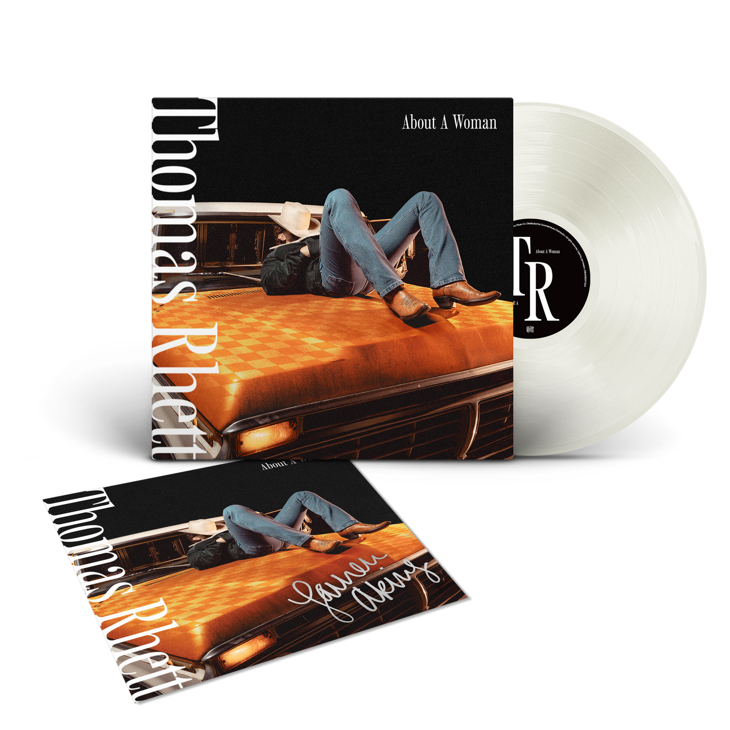 Lauren Version: About A Woman Limited Edition Cover Off-White Vinyl + Signed Lithograph