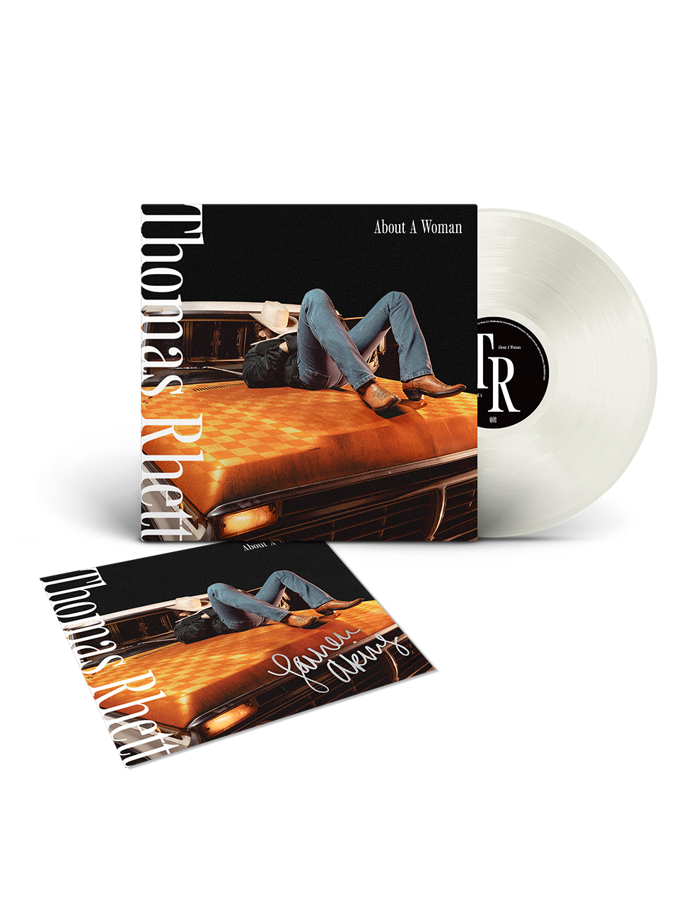 Lauren Version: About A Woman Limited Edition Cover Off-White Vinyl + Signed Lithograph