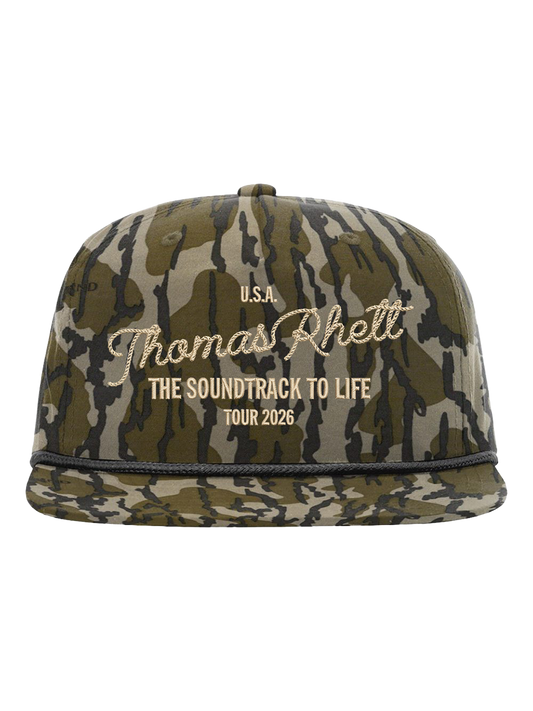 2026 Soundtrack to Live Camo Hat