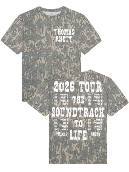 2026 Soundtrack to Life Mossy Oak Tee
