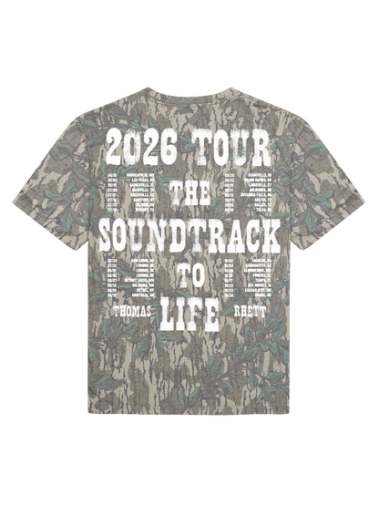 2026 Soundtrack to Life Mossy Oak Tee