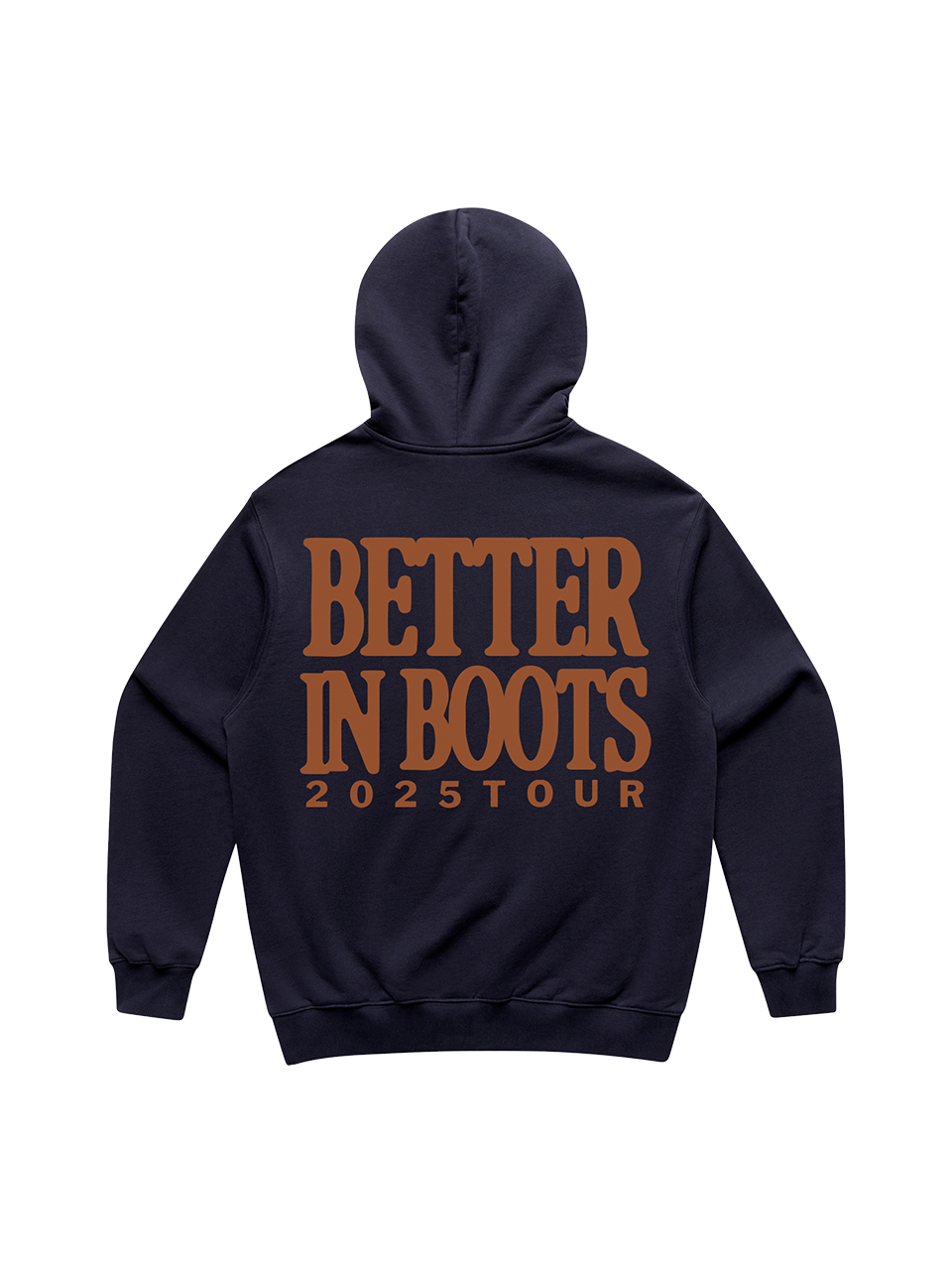 Better in Boots Navy Statement Hoodie