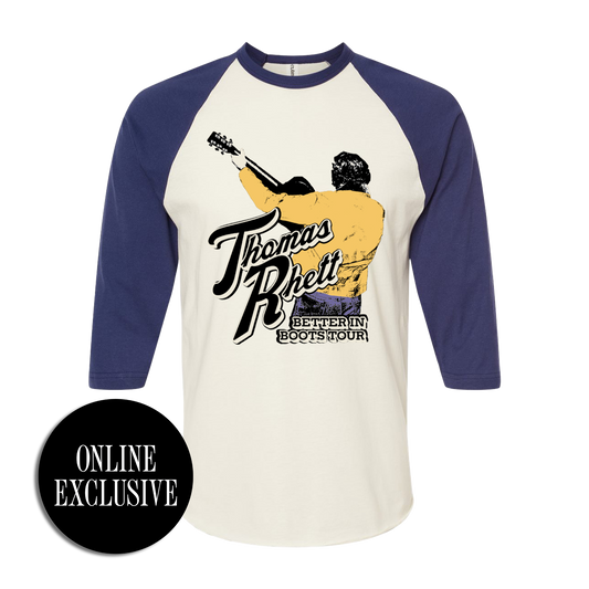 Better in Boots Retro Baseball Tee