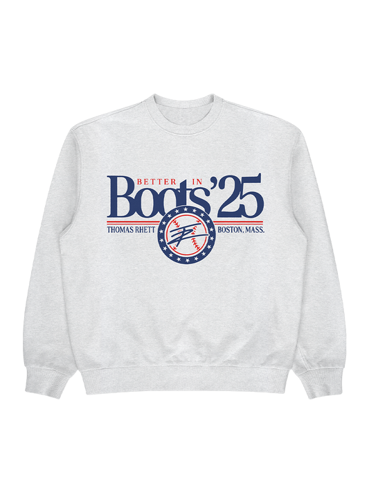 2025 Better In Boots Boston Crewneck