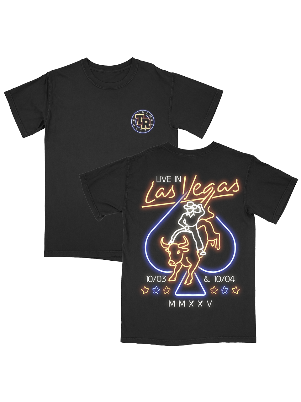 Live In Las Vegas Black Tee