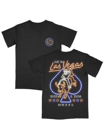 Live In Las Vegas Black Tee