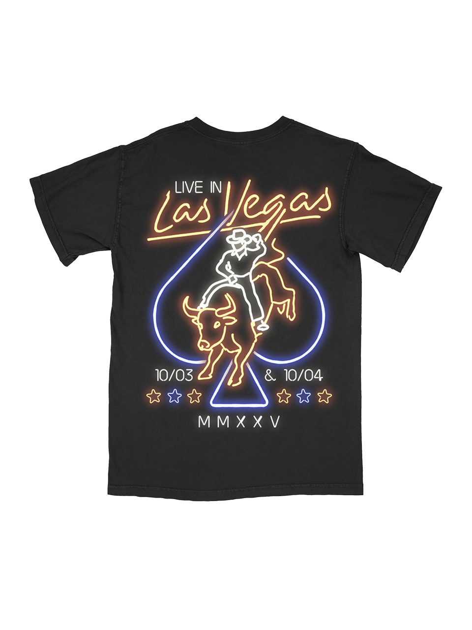 Live In Las Vegas Black Tee