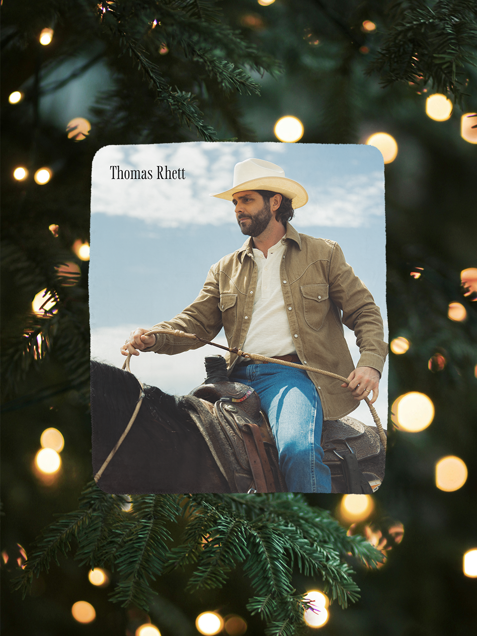 Thomas Rhett Photo Blanket