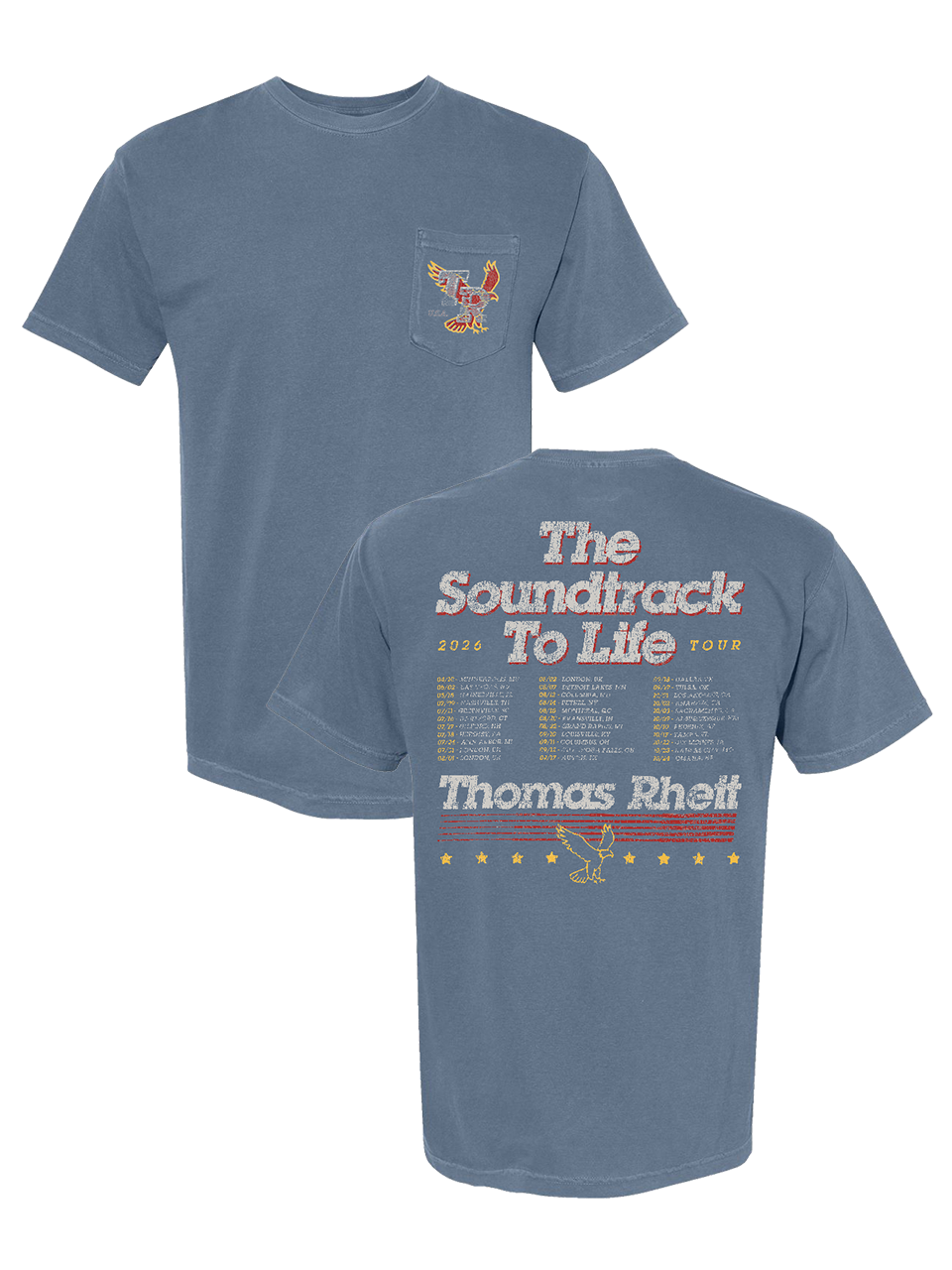 2026 Soundtrack to Life Pocket Tee