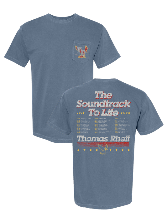 2026 Soundtrack to Life Pocket Tee