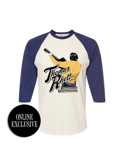 Better in Boots Retro Baseball Tee