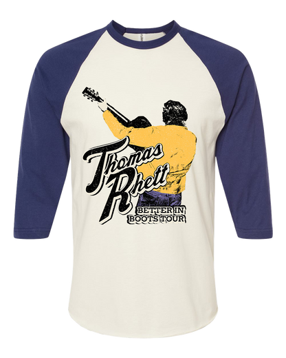 Better in Boots Retro Baseball Tee