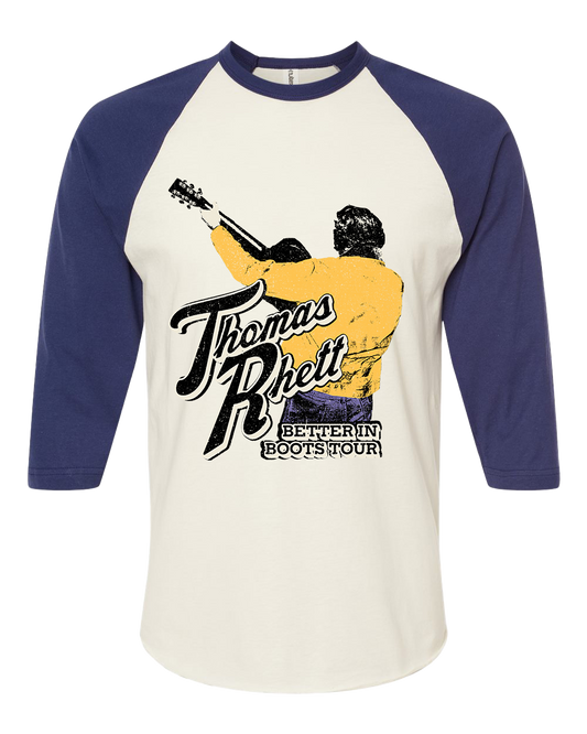 Better in Boots Retro Baseball Tee