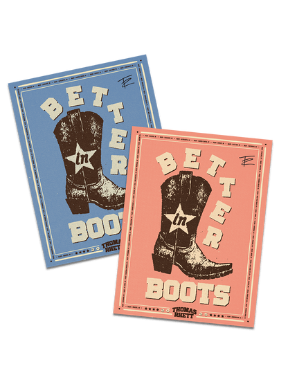 LIMITED Thomas Rhett Signed Better In Boots Tour Poster