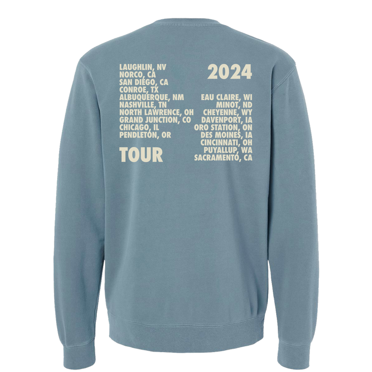 Tour 2024 Slate Blue Crewneck Thomas Rhett