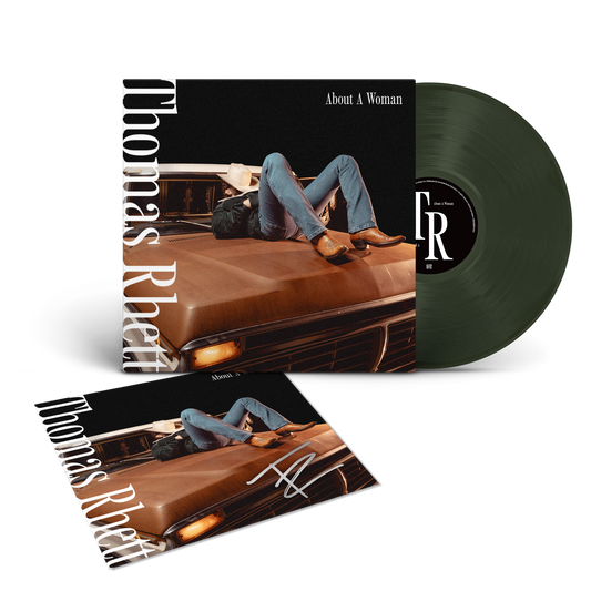 About A Woman Limited Edition Forest Green Translucent Vinyl + Signed Lithograph