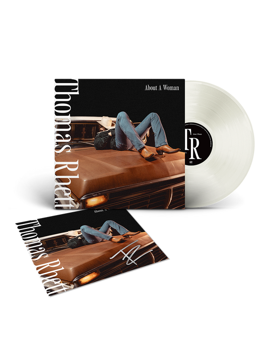 About A Woman Limited Edition Off-White Translucent Vinyl + Signed Lithograph