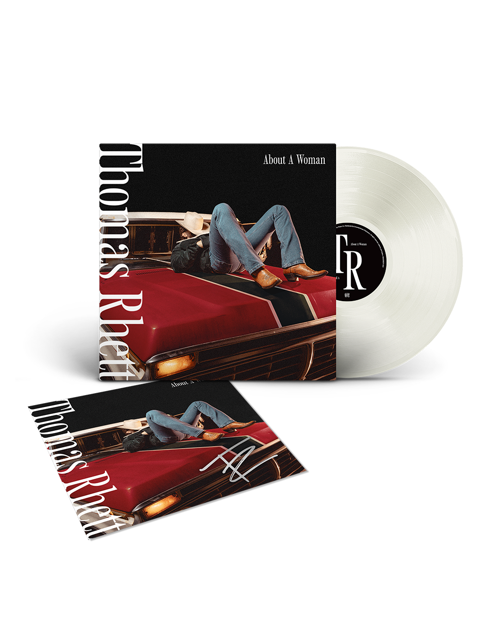 TR Version: About A Woman Limited Edition Cover Off-White Vinyl + Signed Lithograph