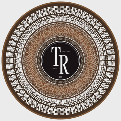 About A Woman Limited Edition HOME TEAM Brown "Zeotrope" Picture Disc Vinyl + Signed Lithograph