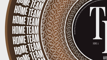 About A Woman Limited Edition HOME TEAM Brown "Zeotrope" Picture Disc Vinyl + Signed Lithograph
