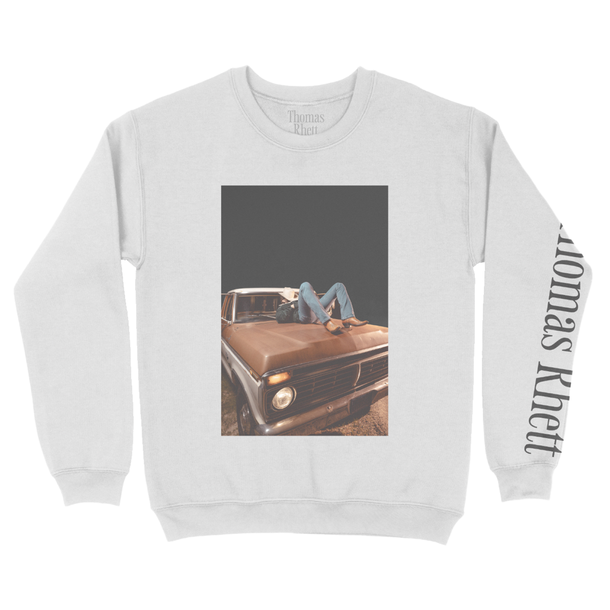 About A Woman Album Cover Crewneck – Thomas Rhett